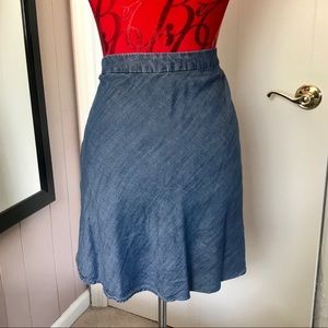 GAP Chambray Circle Skirt